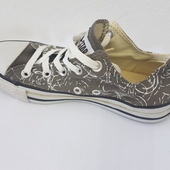 Grey Camouflage Converse All Star Sneakers